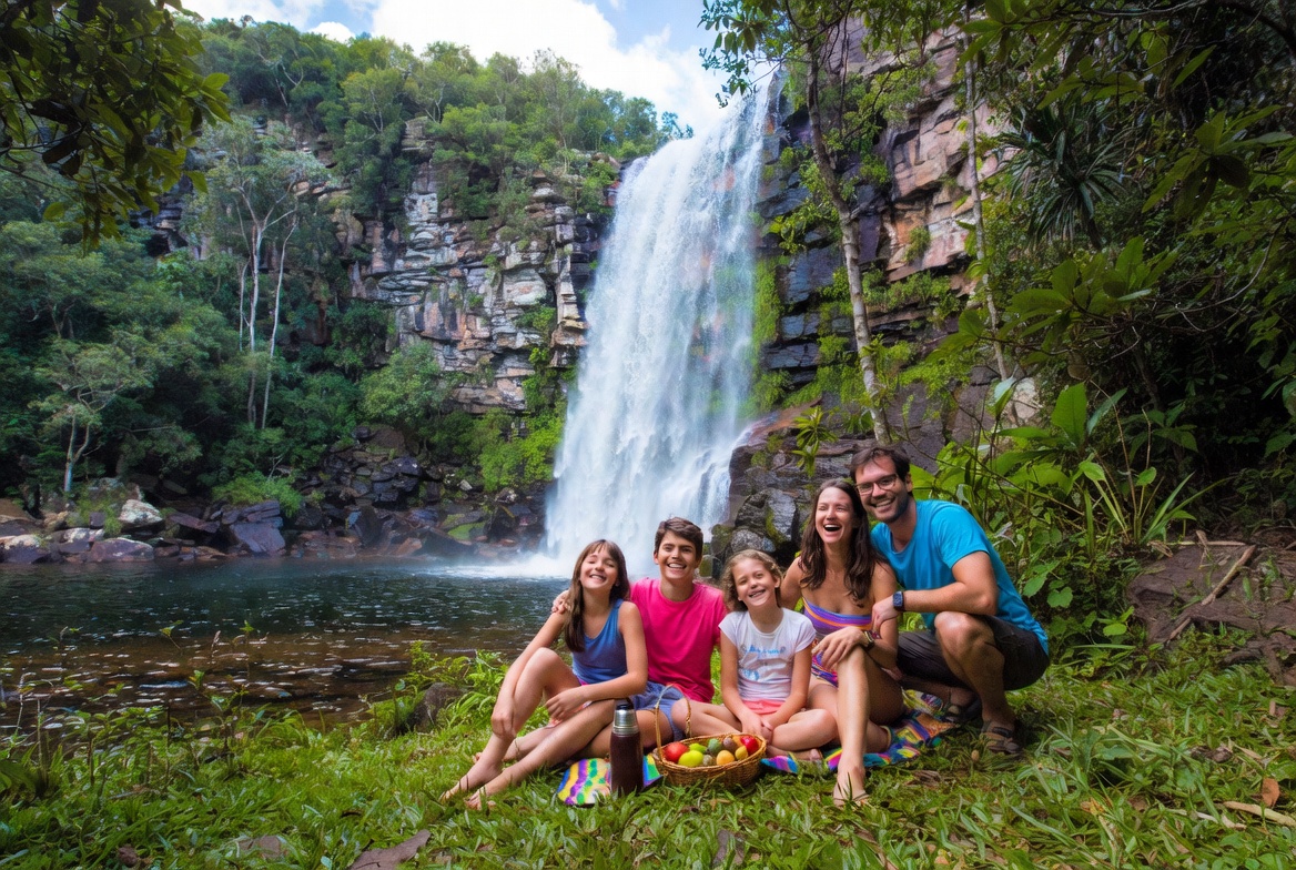 Vista das montanhas da Chapada dos Veadeiros